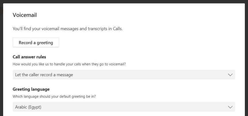 Teams: #FightCorona – How can I configure&nbsp;Voicemail?