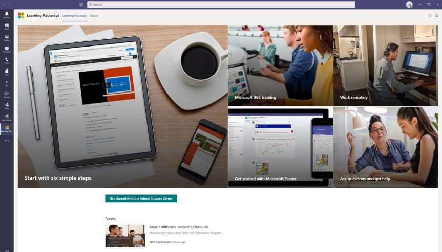 Teams Real Simple with Pictures: Deploying Microsoft 365 Learning Pathways in Teams as a personal&nbsp;app