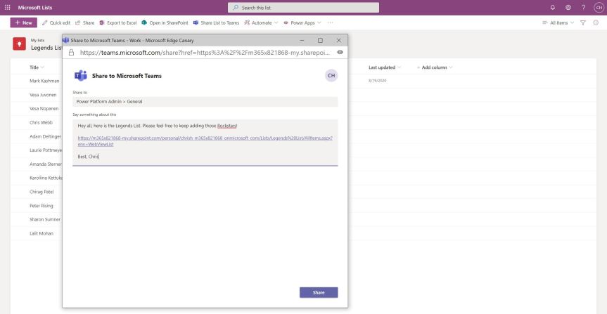 Teams Real Simple with Pictures: Using a Lists Extension to share Lists and List Items in&nbsp;Teams