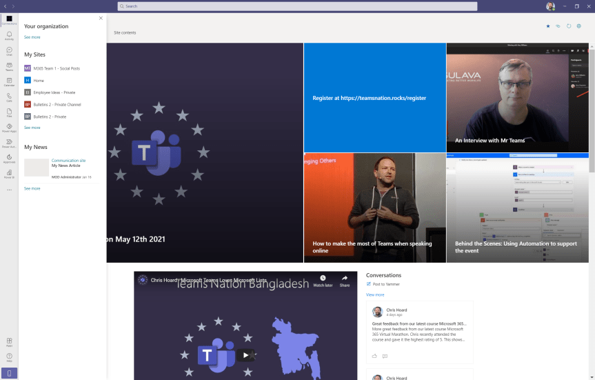 Teams Real Simple with Pictures: Setting up Viva Connections – From Scratch, End to&nbsp;End