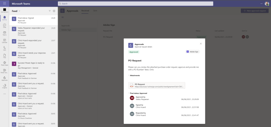 Teams Real Simple with Pictures: Approvals using Adobe Sign – from&nbsp;Scratch