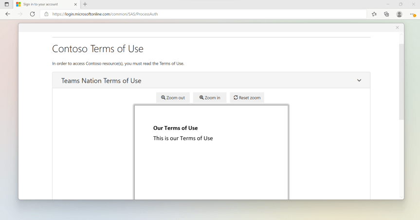 [Archived] Teams Real Simple with Pictures: Terms of Use with Conditional&nbsp;Access