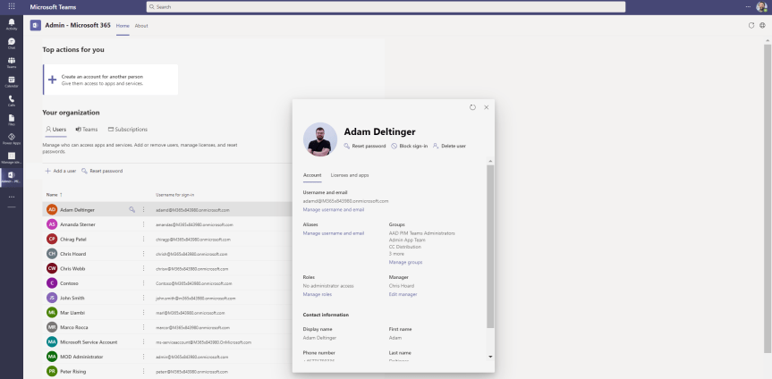 Teams Real Simple with Pictures: The Microsoft 365 Admin App is here. In&nbsp;Teams.