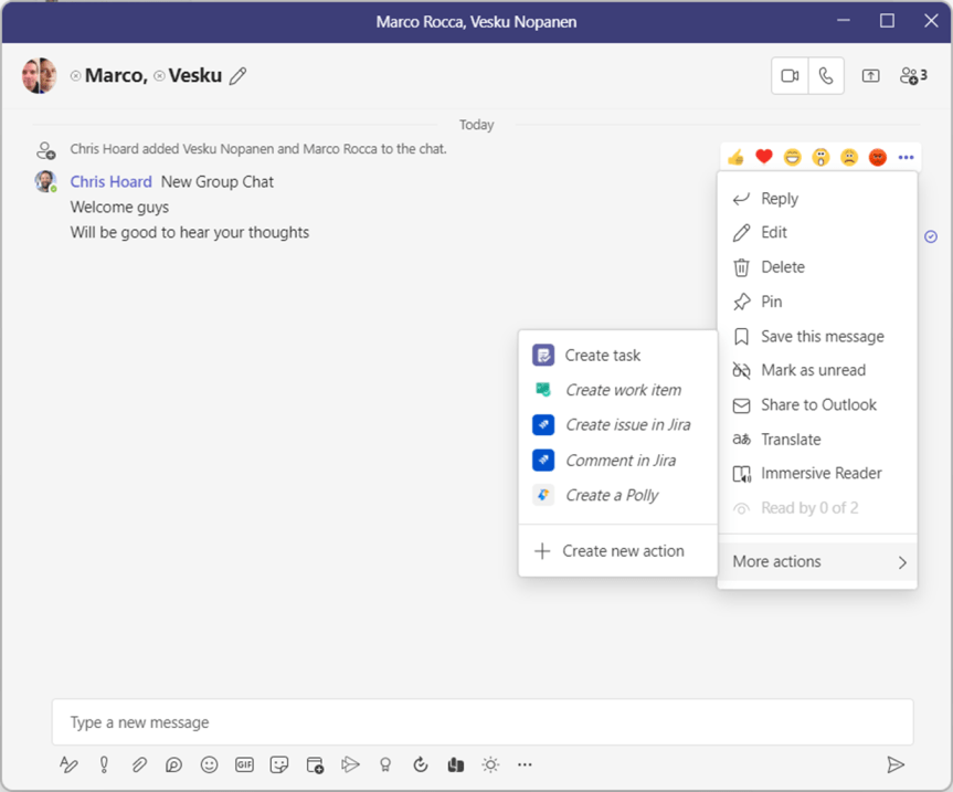 Teams Real Simple with Pictures: Compressed Chat, Co-organizer, Pin and Hide Your Own Video: All now in&nbsp;Preview