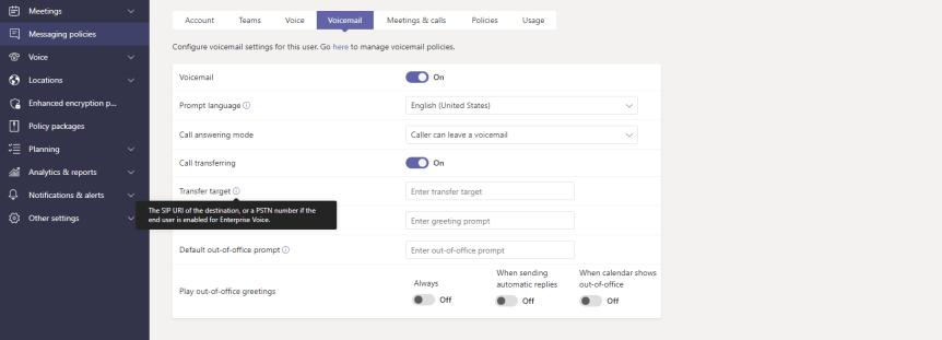 Teams Real Simple with Pictures: Voicemail and Redirecting using&nbsp;SIP-URI
