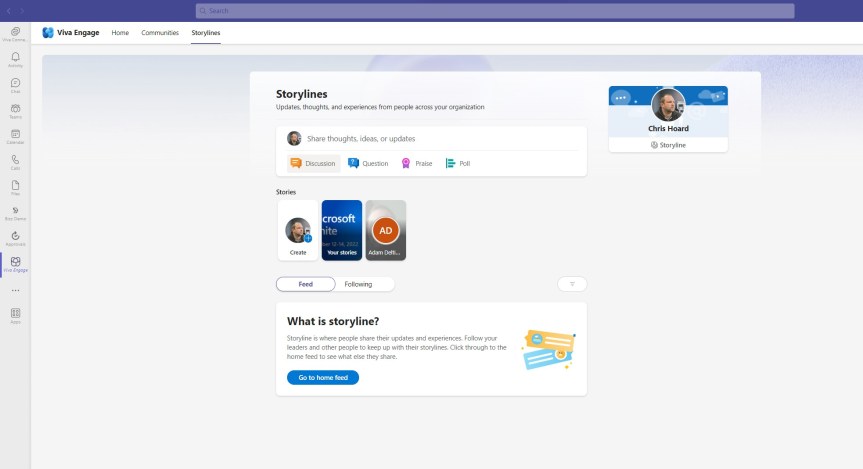 Teams Real Simple with Pictures: Surfacing Stories within Viva&nbsp;Engage
