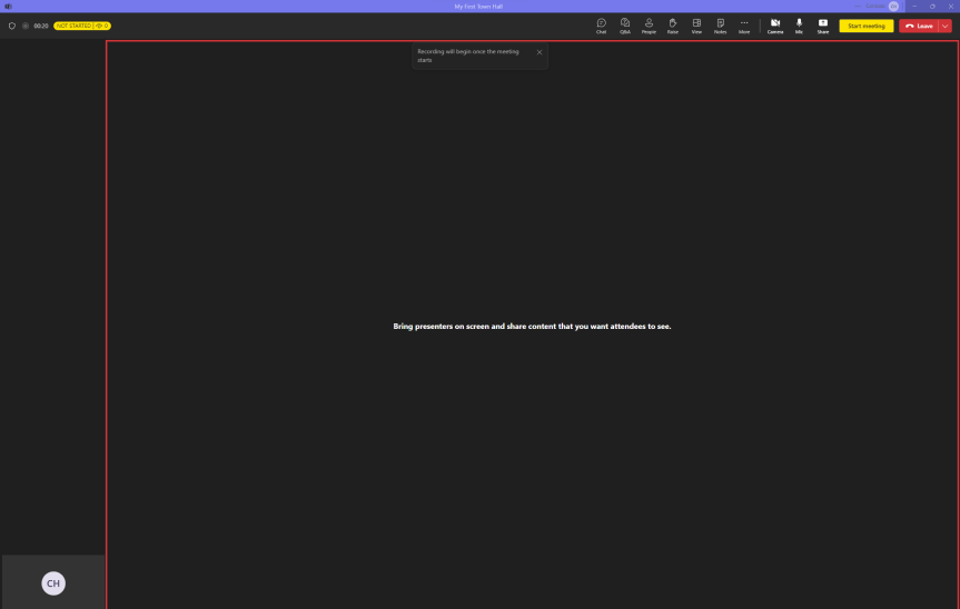 Teams Real Simple with Pictures: Goodbye Live Events, Hello Town&nbsp;Halls