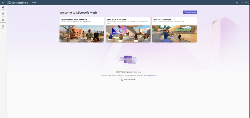 Teams Real Simple with Pictures: Setting up a Mesh Event and Installing the Mesh&nbsp;App