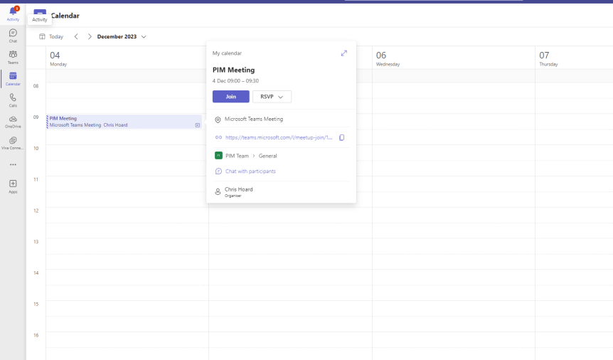Teams Real Simple with Pictures: Send Personal Invites to everyone in a Channel&nbsp;Meeting
